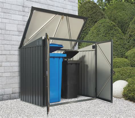 metal trash enclosure|metal garbage can enclosure.